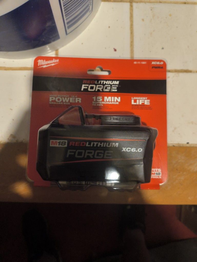 New Milwaukee 6.0 Forge Battery