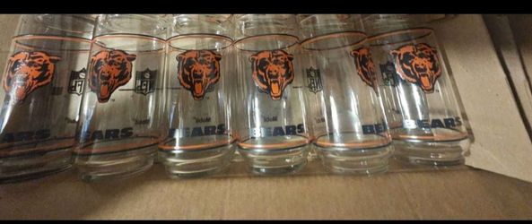 1980's Mobil Chicago Bear Glasses