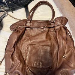 Real Leather Bag Cost $300 Plus Change First And Make Up Bag