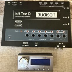 Audison bit 10 Digital signal processor With Remote