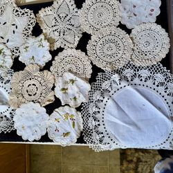 Set Of 15 Doilies