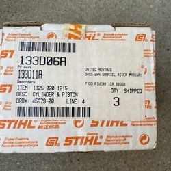 Stihl Cylinder And Piston 48mm - 1125 0201215
