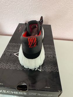 Size 3, Black Skechers Hydrus model #97690L for kids and young boys,