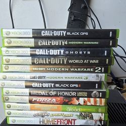 Xbox 360 And 12 Games