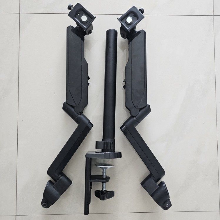 Dual Monitor Arm Mount Desk Stand