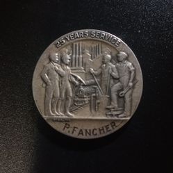 1930  United States Steel Corporation 25 Years Of Service Medal 