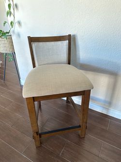 Counter Height Bar Stool with Back