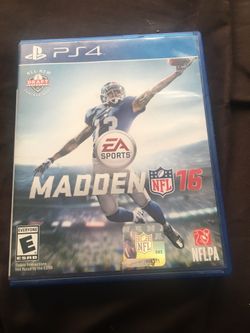 Madden NFL 16 for Playstation 4