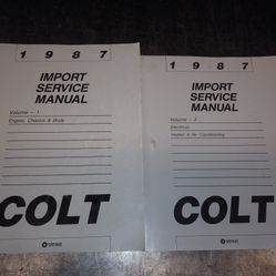 Factory Dodge/Mitsubishi Colt Manuals