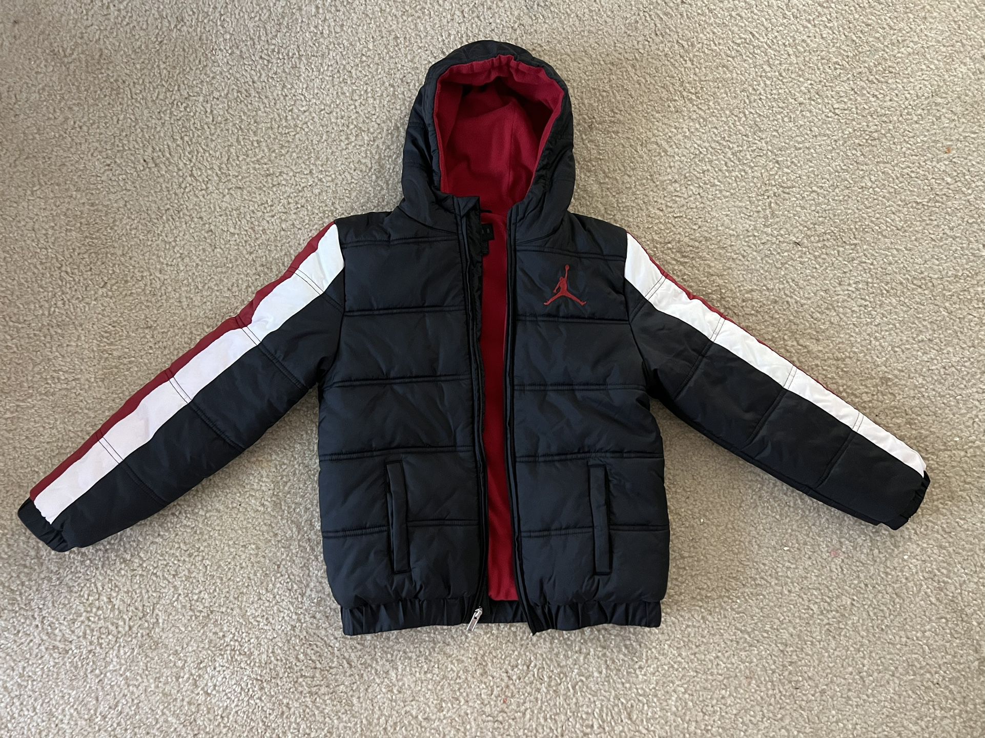 Jordan Jacket Coat Fleece Inside Waterproof Outside  Size L For  Around 12 Years Old 147 - 163 Cm High Very Good Condition  Snow Jacket 