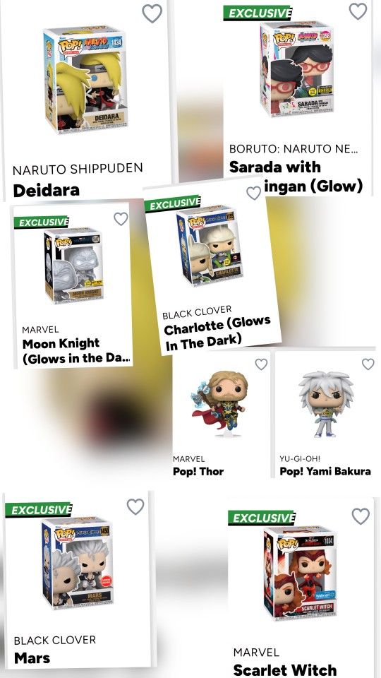 Funko Pop Lot