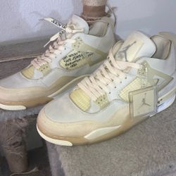 Nike Air Jordan 4 Retro “Off White Sail” Size 14.5M