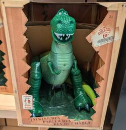 NEW WDW Disney Rex Interactive Talking Action Figure 11 Phrases - Toy Story 12in