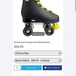 Smiley Skates Supply Size 9