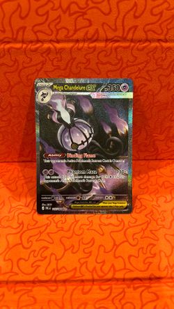 Mega Chandelure EX 115/084 SIR Special Illustration Rare Pitch Black