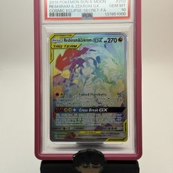 2019 Sun & Moon - Reshiram & Zekrom GX #259 PSA 10