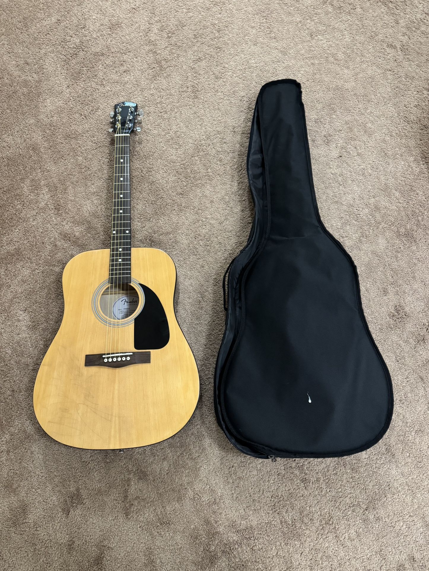 Fender Acoustic Guitar Bundle – Great for Beginners! – $130 OBO