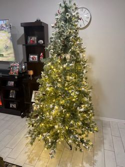 Christmas Tree With Built-in Lights (90 in. Tall)