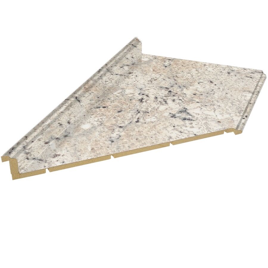 VT Dimensions Formica 6-ft Ouro Romano Etchings Miter Laminate Kitchen Countertop