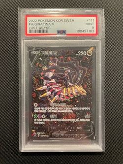 Giratina V Alt Full Art KOREAN PSA 9 *MINT* Lost Abyss 111/100 Sword Shield Pokemon Slab CGC BGS Graded