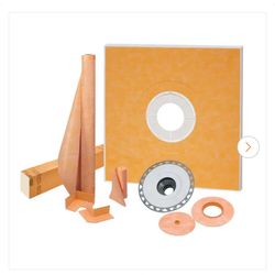 Schluter Kerdi 48 in. x 48 in. Shower Kit with PVC Flange