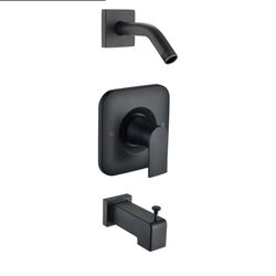 Sealed/New Replacement for Moen Shower Faucet Trim Kit, Shower Arm, Shower Handle & Tub Spout, (Valve & Catridge Not Inclued), Matte Black
