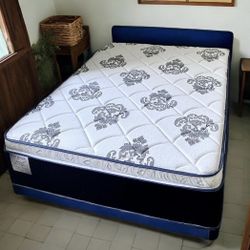 Full Size Mattress Pillow Top 14” Inches Thick ✨New From Factory Excellent Comfort Also Available: Twin, Queen And King Same Day Delivery 🚚 