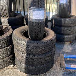 265/70/17 Goodyear Set Of 4 Tires 95% Installed And Balanced Set De 4 Llantas Como Nuevas Instaladas Y Balanceadas