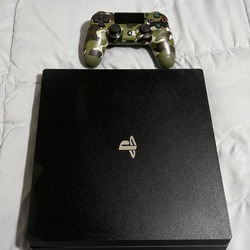 PS4 Pro + Camo Controller- Ready to Play