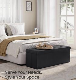 Ottoman storage box bench