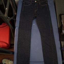 H&M &Denim Skinny Ankle Jeans – Size 26 – Dark Wash, Stretchy Fit