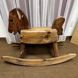Free Wooden Rocking Horse. Hobby horse