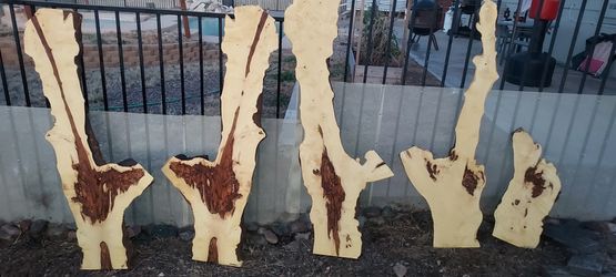 Live Edge Orange Wood Slabs