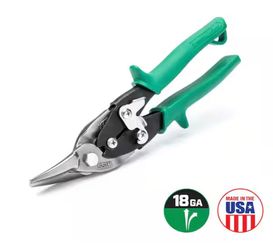 Crescent Wiss 9-3/4 in. Compound Action Straight and Right Cut Aviation Snips