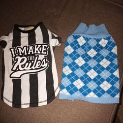 Dog Shirts Small Set Of 2