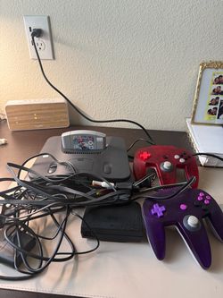 Nintendo 64 Console Bundle with Controllers and MK64