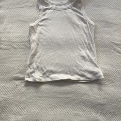 All White Tank top Size L Kids 
