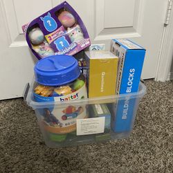 Box Of Kid Toys 