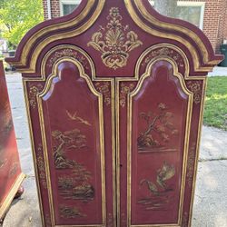 19th Century Red Secretaire 