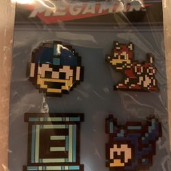 Megaman Enamel Pins 4  Pack
