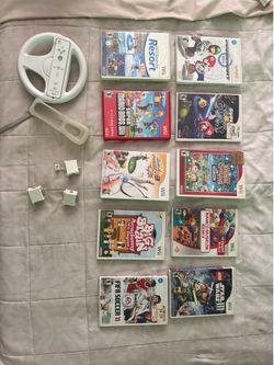 Wii Games and Accessories Bundle