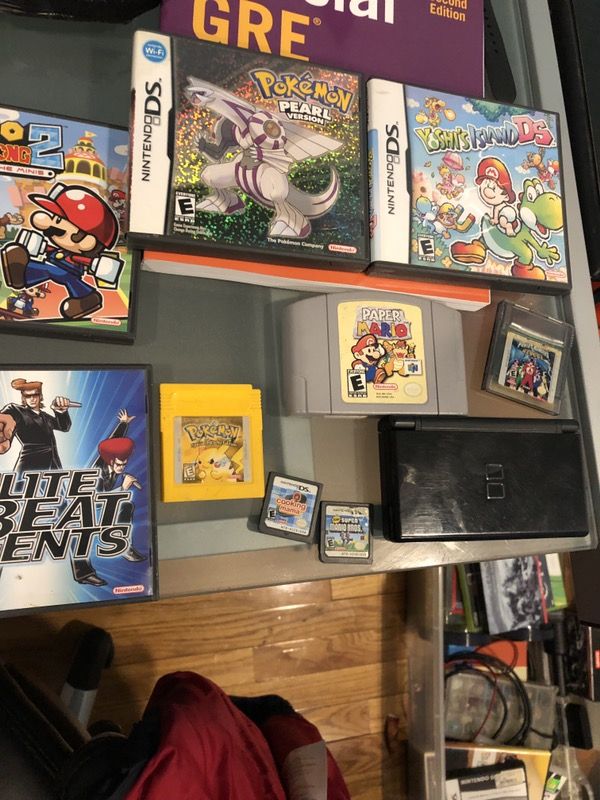 Old video games for sale.