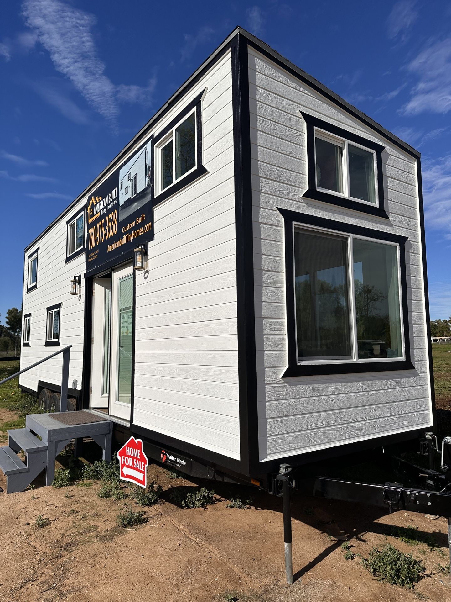 30x8 Tiny Home On Wheels (Steel Frame!)