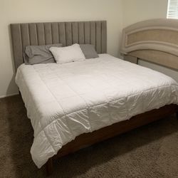 King Bed And Bed frame 