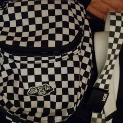 Checkered Vans Off The Wall Mini Backpack & Matching Belt!