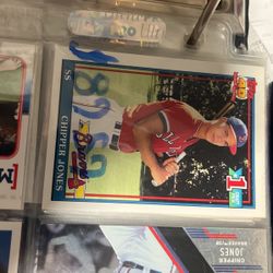 Number 1 Draft Pick Chipper Jones Card