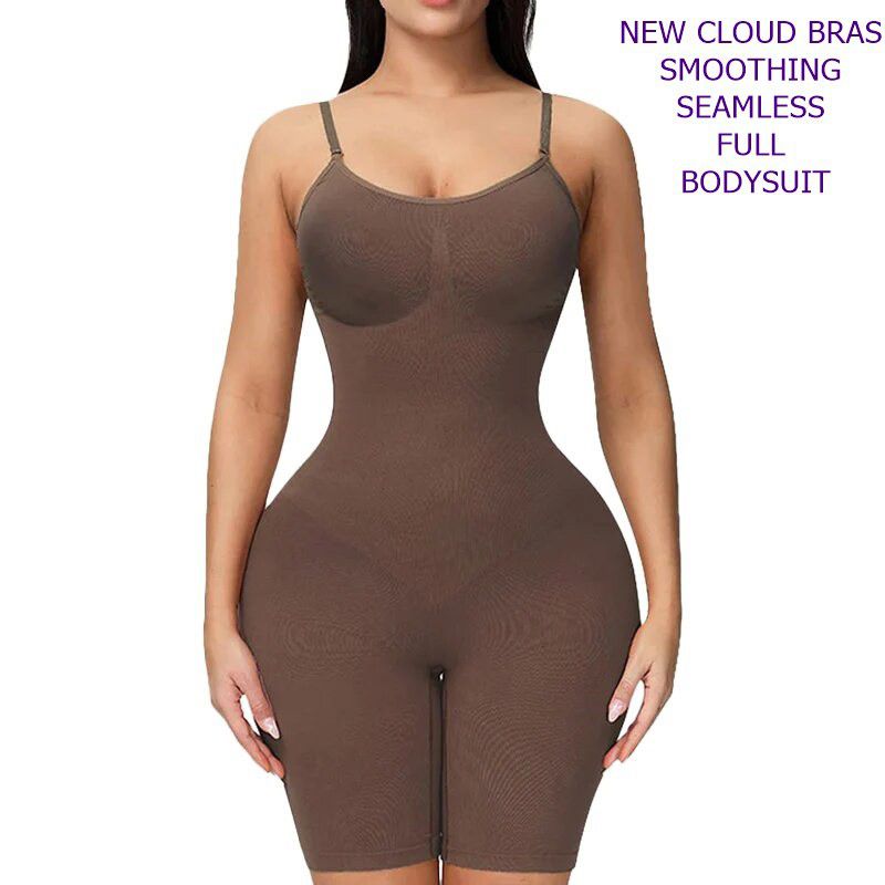 CLOUD BRAS Smoothing Seamless Full Bodysuit Shaper Small