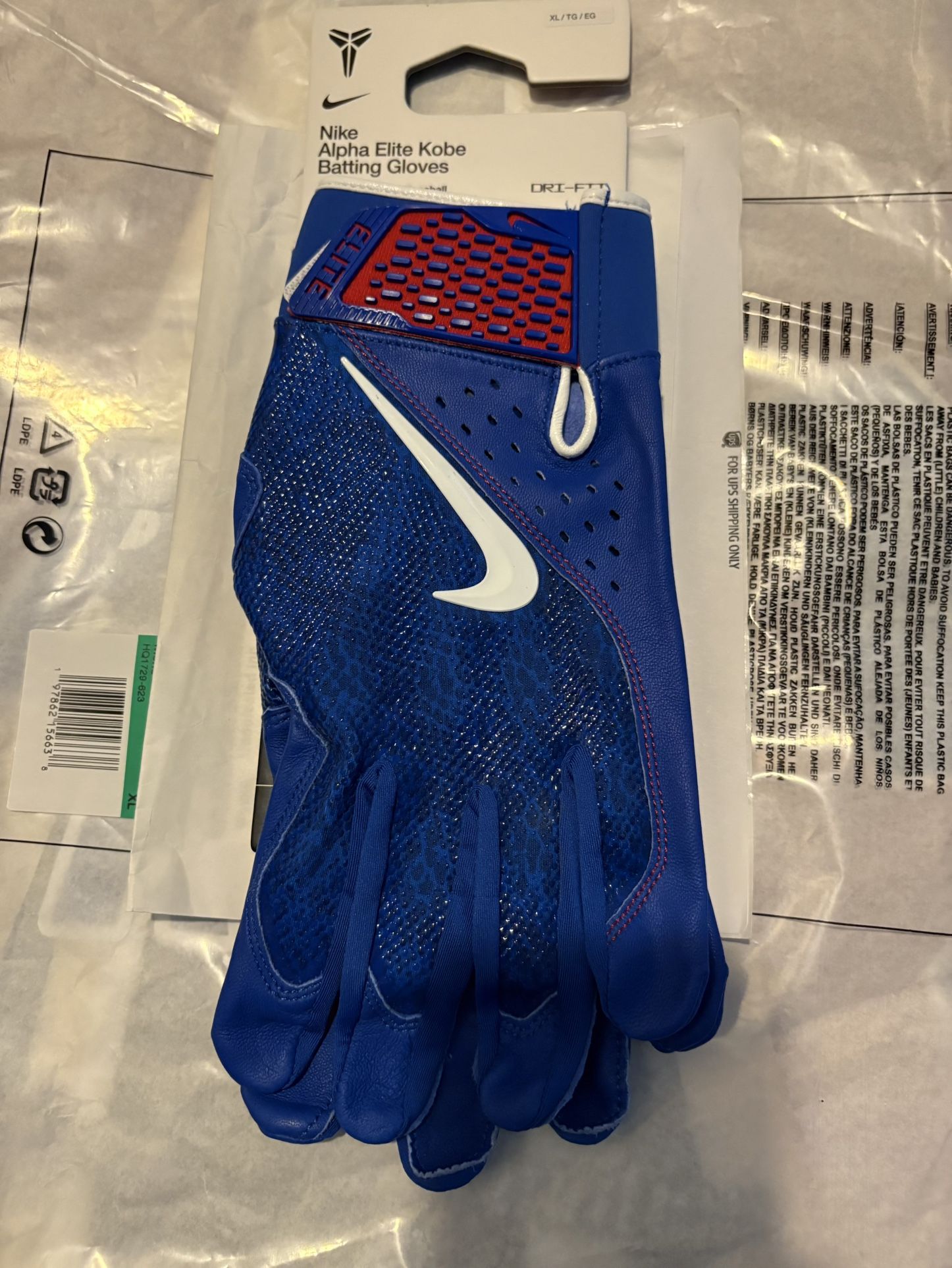 Nike Alpha elite Kobe Batting Gloves 