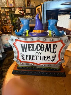 Halloween Welcome Sign