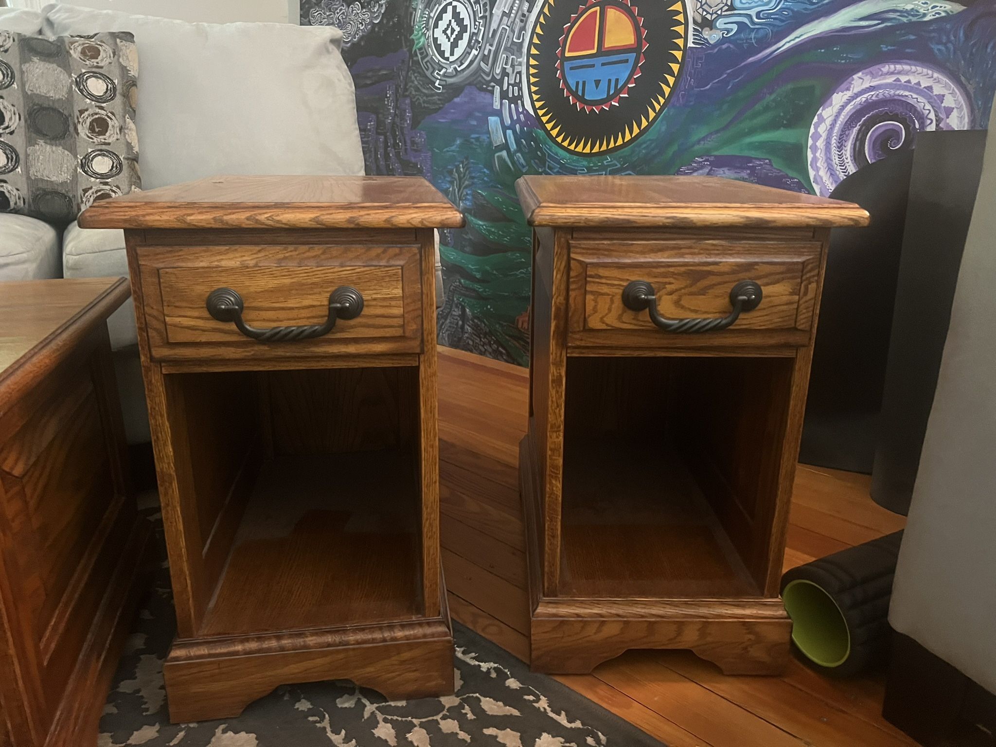Solid Wood End Tables